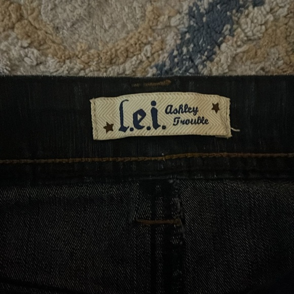 Lei Dark Wash Blue Jeans - Picture 3 of 5